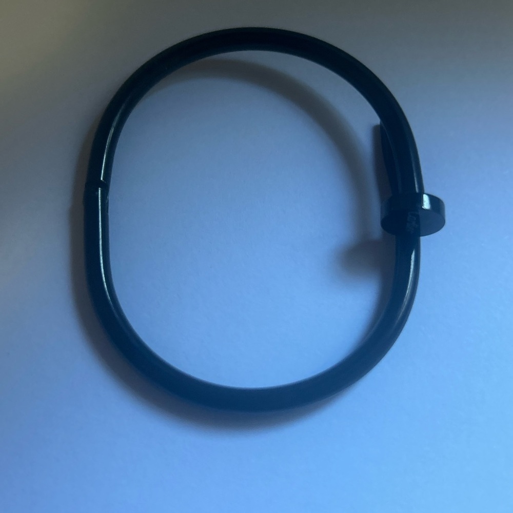 Black nail style bracelet